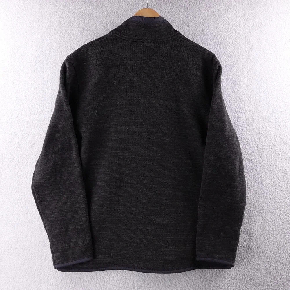 UNTUCKit Mens XXL Quarter Zip Performance Pullover Fleece Dark Gray Golf Stretch